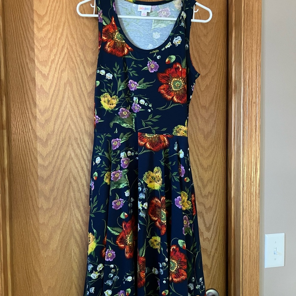 EUC LulaRoe Nikki tank top dress! This dress is so beautiful !